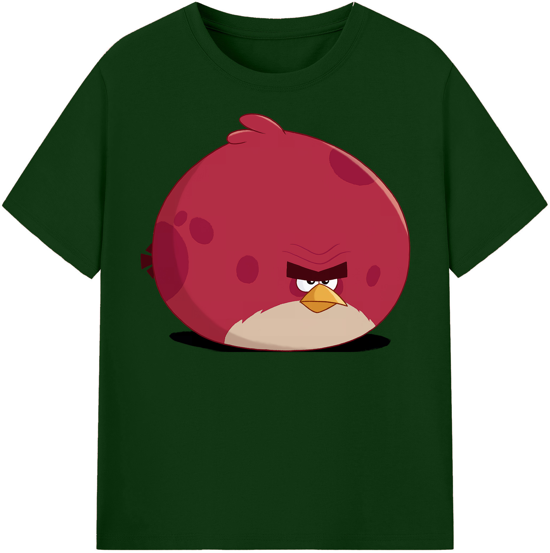 （画像用） Angry Birds アングリーバード 綿100％半袖Tシャツ（フロントプリント）